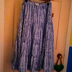 Coldwater Creek long tiered skirt